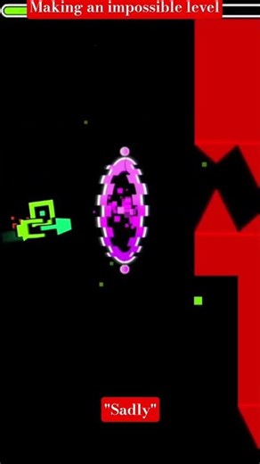 My level im making "sadly" #geometrydash #gd