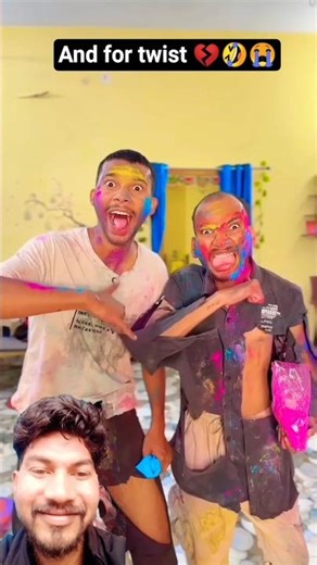 Holi par ye kya ho gaya? 😭🎨 #Funny #Trending #Holi2026