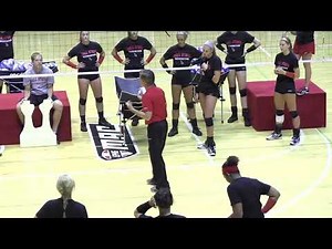 Ball State Volleyball Defensive Reps and Out of System Drill