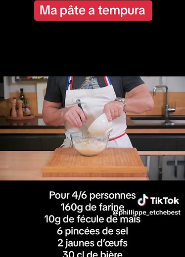 Recette facile de pâte à tempura en 5 minutes