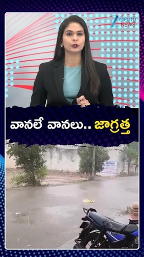 Yellow Alert Issued for Telangana for the Next 3 Days | Telangana Rains | వానలే వానలు | ZEE News