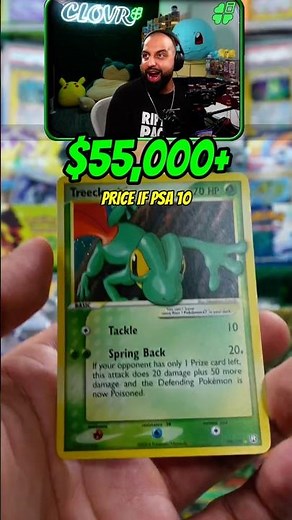 I pulled the TREECKO GOLD STAR 😱💥 $55,000 HIT! #pokemon #pokemontcg #pokemoncommunity