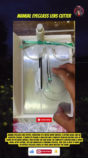 Making Your Own Eyeglass Lenses? Is That Possible Check Out This Tool #LensCutter #tools #innovation
