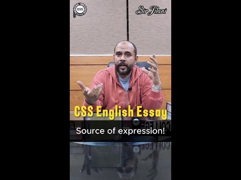 CSS English Essay and Reader-Response Thoery: Sir Jilani