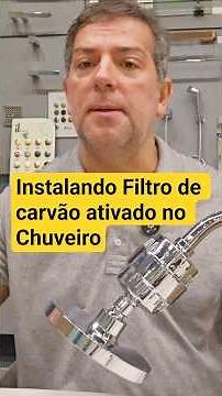 Instalando Filtro de carvão ativado no Chuveiro #dicasdecasa