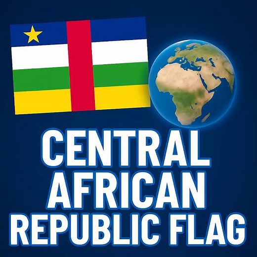 🇨🇫 Why Does the Central African Republic Flag Have Five Colors and a Star?
