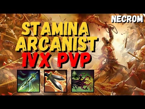 1vX Arcanist! 🐙 Stamina Arcanist PVP - ESO Necrom