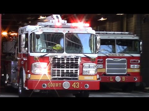 Fire Trucks Responding Compilation - Philadelphia Fire Department Compilation #1