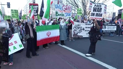 Demonstrators gathered outside the White House in Washington, D.C., protesting U.S. strikes on Iran. President Donald Trump's administration says U.S. forces, with Israel, struck missile sites, air defenses and IRGC facilities, per U.S. Central Command. Meanwhile, Iran's Supreme Leader Ayatollah Ali Khamenei was killed in Israeli and U.S. strikes, a senior Israeli official told Reuters. Follow our live coverage here: [https://reut.rs/3MCRatA](https://reut.rs/3MCRatA) #washingtondc #iran #israel