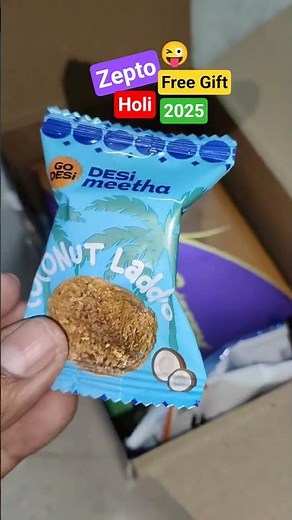 Zepto Holi Free Gift🎁 2025 unboxing gift for holi #zepto #freegift #holi #ytviral