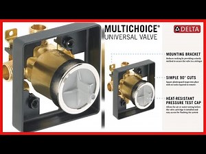 Delta Faucet R10000-UNBXHF MultiChoice Universal Shower Valve Body for Shower Faucet Trim Kits