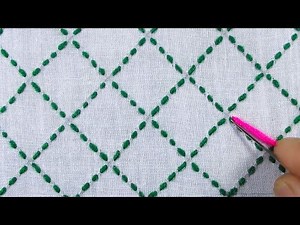 Hand Embroidery Amazing Nokshi Kantha Design Easy Nokshi Kantha Embroidery For Tutorial