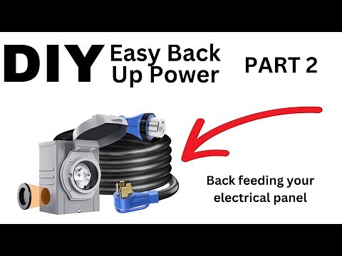 DIY Emergency Power: Installing a 50 Amp Outlet for Backfeeding Your Electrical Panel - Part 2