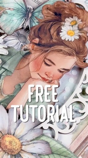 Stamperia International | 🌼 Ready to level up your skills? @sara.alcobendas ’s FREE YouTube tutorial is finally here, featuring the beautiful Daisy Art Collection... | Instagram