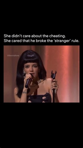 The Viral Tone on Instagram: "Lily Allen just dropped the most realistic song about open relationships gone wrong. In her SNL performance of “Madeline,” she breaks down exactly how her partner violated their “arrangement.” The lyrics are brutal: “It had to be with strangers... but you’re not a stranger, Madeline.” She highlights a specific type of betrayal that hits harder than standard cheating: The violation of the agreed-upon boundaries. It’s not about the act; it’s about the intimacy with so