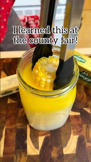 How to get perfectly buttered corn and warm it up when serving a crowd! 🌽#corn #Butter #potluck