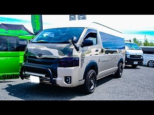 (HD)TOYOTA HIACE GRAND CABIN RALLY STYLE ハイエースグランドキャビン ラリー仕様 - SBM大阪2018