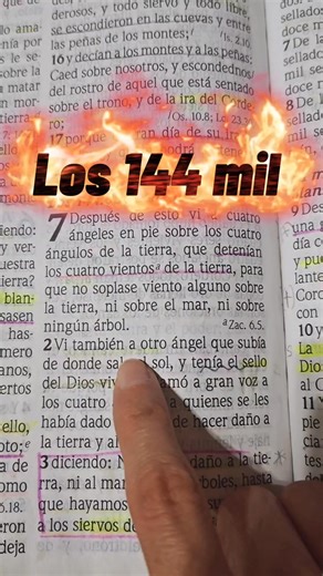 Los 144 mil sellados... Apocalipsis 7:1-4 Santa Biblia ❤️‍🔥 #apocalipsis #findelmundo #cristianosentiktok #catolicostiktok #jesucristo | sugloriaoficial