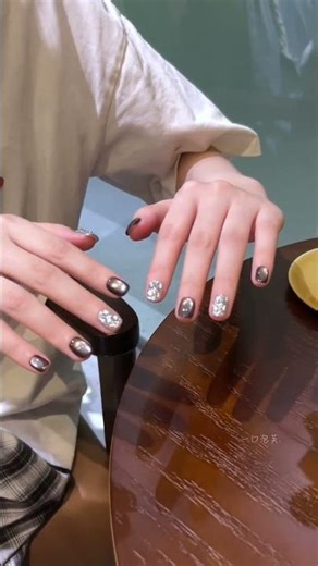 Short Red Nail Elegance Nail Đỏ Ngắn Thanh Lịch 红色短甲优雅 #shortred #红短甲 #nailđỏngắn
