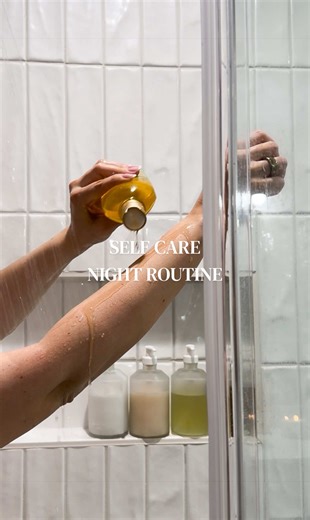 Self Care Night Routine ✨ I started doing long shower self care nights weekly on Fridays during my baby’s last evening nap! Usually takes about 30 mins but makes alllll the difference for my mental health 🛁🤍 . . self care night, self care routine, beauty routine, relaxing night routine, skincare must haves, skincare routine essentials, self care routine asmr, bath routine . #selfcaretips #selfcareroutine #asmr #nightroutine #postpartum