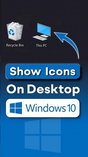 💻 How to Add This PC on Desktop Windows 10 | Windows 10 Me Desktop Icon Kaise Laye