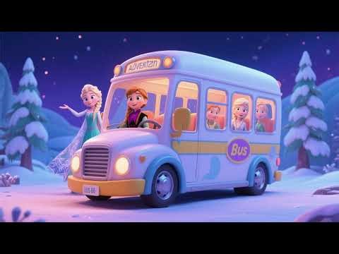 🚌🌟 Elsa Adventure Bus Ride | Fun Kids Song & Magical Journey
