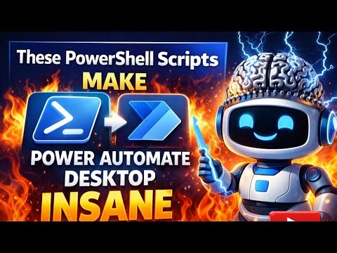 INSANE PowerShell Scripts in Power Automate Desktop