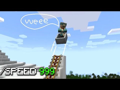How To Change Minecart Speed- latest snapshot 24w33a - Command Minecraft Bedrock/java/MCPE 1.21
