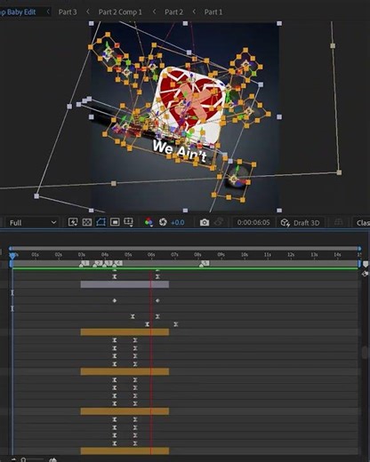 Timeline of My Baby Mograph Edit 🗿 (Keyboard Animation Took Forever)
