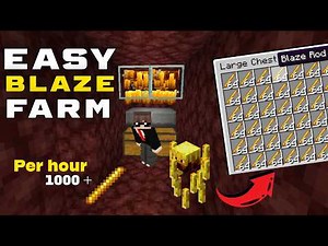 THE BEST Blaze Farm for Minecraft Bedrock 1.21+ (2026 Tutorial)
