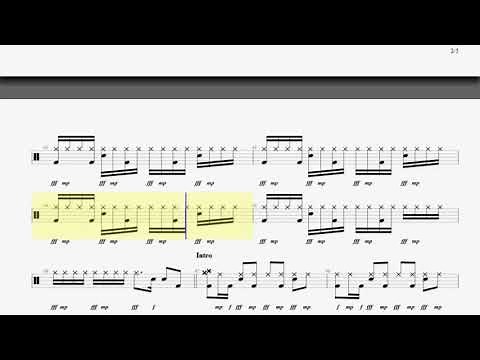 DRUMS ONLY + Drum Sheet - The Zephyr Song - Red Hot Chili Peppers