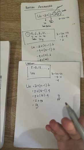 Barisan Aritmetika #barisanaritmatika #belajarmainyoutube #matematika #maths #tranding #education