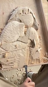 wood statue carving 🪵 | detailed woodworking craftsmanship