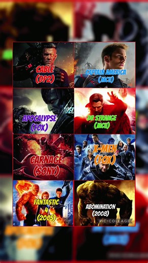 #cable #vs #captainamerica #apocalypse #vs #drstrange #carnage #vs #xmen #fantastic4 #vs #abomination #mcu #sony #fox #marvelstudios #marvelcomics #marveluniverse #vsbattle