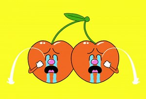 Cryin' Lil Cherries - GIPHY Clips