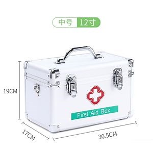 [Hot Item] Office Aluminum Alloy Emergency Medicine Storage First Aid Box