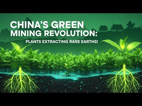 China's Green Mining Revolution: Plants Extracting Rare Earths!