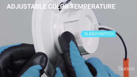 Sunco 48 Pack 6 Inch LED Recessed Light, Retrofit Downlight Can Lights for Ceiling, Baffle Trim, 1050 LM, 13W (75W Equivalent), Selectable CCT 2700K/3000K/3500K/4000K/5000K, Dimmable, Damp Rated UL