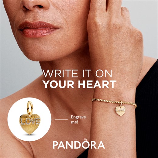 Engraved gifts say more. Mark their piece with love. 🎁 Shop now: https://au.pandora.net/en/jewellery/engravable-jewellery/ | Pandora