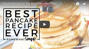 A 15-year quest to duplicate grandma’s famous pancake recipe results in the discovery of the best pancakes ever. The way you make your pancakes is about to change forever! Did I mention that this is a super simple pancake recipe? | Somewhat Simple