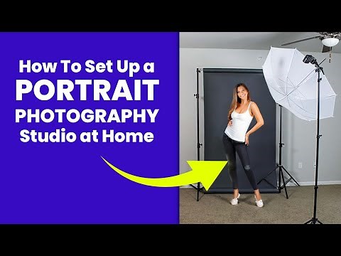 How to Set Up a Home Portrait Studio | Gear, Lighting, and Studio Tips for Photographers