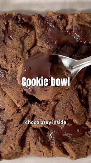 Viral cookie bowl 🍪🍫#cookies #viral #easyrecipe #chocolate