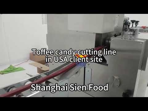 USA client site toffee candy cutting line