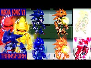 (SBS) Mecha Sonic Transform Unofficial V2 MUGEN - RELEASE