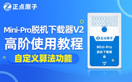 【正点原子】Mini-Pro脱机下载器V2协助您提升嵌入式软件防盗版能力