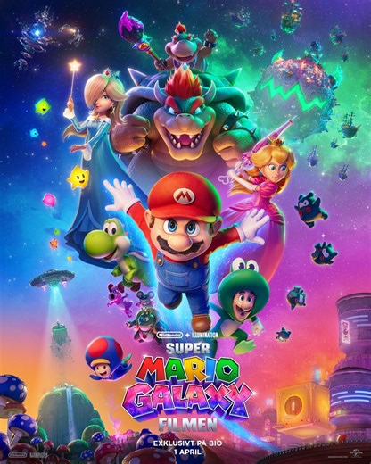 Bio i Kosta: Super Mario Galaxy Tickets, Kosta Folkets Hus, Emmaboda, 12 April 2026