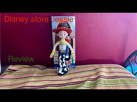 New 2024/2025 Disney Store toy detector talking Jessie the yodeling cowgirl with bendable wires.