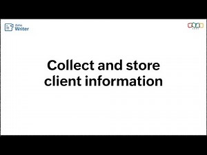 How to collect and store law firms client information using Zoho Writer