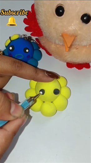 octopus keychain part-II #keychain #diy #shortvideo