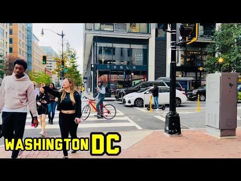 Streets of Washington DC 2026 ||stroll in 4k